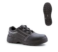 Chaussures de sécurité basses basic Nacrite S1P SRC - cuir noir - taille 40 Coverguard