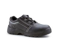 Chaussures de sécurité basses basic Nacrite S1P SRC - cuir noir - taille 41 Coverguard