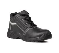 Coverguard Workwear Chaussures de sécurité hautes Nacrite S1P cuir noir SRC Taille 40