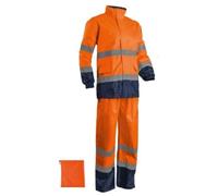 Coverguard - Ensemble De Pluie Haute Visibilité Hi-way Orange Fluo/marine Tl 7hwrom