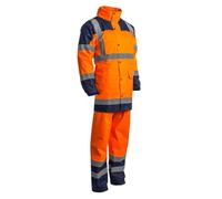 Coverguard Ensemble de Pluie Veste + Pantalon Haute visibilit須ydra,S,Orange