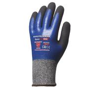 Coverguard Workwear Gant anti-coupure EUROCUT N555 nitrile HPPE noir/bleu Taille 9