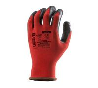 Coverguard - Gants manutention rouge gris EUROLITE 13L850 (Pack de 10) 11