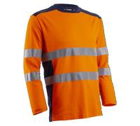 COVERGUARD RIKKA T-Shirt Manches Longues de Travail Orange Fluo L - 48/50 - Vêtement de Travail