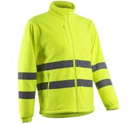 COVERGUARD Veste de travail polaire haute visibilité RITTO - Jaune FLuo 3XL - 60/62 - Vêtements haute visibilité