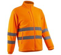 COVERGUARD Veste de travail polaire haute visibilité RITTO - Orange FLuo 3XL - 60/62 - Vêtements haute visibilité