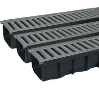 Covernit Cuvette de drainage en plastique A15 avec grille galvanisée (lot de 3)