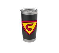 Cow and Chicken Super Cow Logo Gobelet isotherme en acier inoxydable double paroi