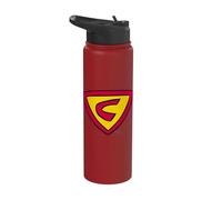 Cow and Chicken Super Cow Logo Stainless Steel Insulated Water Bottle