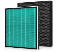 Coway Lot de 2 filtres de rechange pour purificateur d'air Airmega 250/250S, 2 filtres HEPA et charbon actif, AP-1720-FP, vert