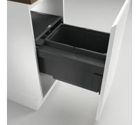 NABER 8012310 Trieur de déchets 22 litres COX® BASE 360 S/400-1 anthracite, H 360 mm