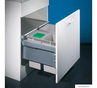 Naber 8013315 Collecteur de déchets Cox® Base 360 S/600-3 avec couvercle anthracite / largeur d'armoire 60 cm