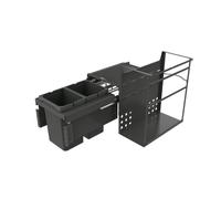 Naber Cox® Base Q+ 360 S/370-2, Collecteur de déchets pour tiroirs à casseroles, anthracite, H 360 mm 8013379