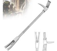 COYEUX Barre Halligan 24" /30"/36", Outil D'entrée Forcée 3-en-1 avec Poignée Antidérapante, Pied-de-biche à Tête Plate Et Fourche, Alliage Massif Haut De Gamme, 24 inches /61cm