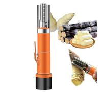 COYEUX Éplucheuse Automatique pour Canne à Sucre, éplucheuse électrique Portable avec Housse De Protection, éplucheuse pour Bars à Jus, étals De Fruits Et Cuisine Domestique