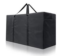 Cozary 180L Grand Sac de Rangement, 600D Oxford Résistant Sac de Transport avec Poignée, Sous Lit Rangement pour Édredons Couvertures Oreillers Vestes - 100x55x33 CM, Noir