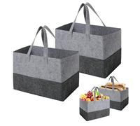 Cozary Sac Pochette en Mousse, 2 Pièces, 38x25x25cm, Gris