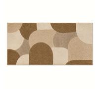 COZIHN Tapis Couloir Long Effet Cachemire, Motif Géométrique Vintage, Dos À Picots Antidérapant, Lavable en Machine pour Chambre, Salon Et Escalier Intérieur Circle Thick 60x180cm