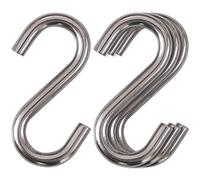 Cozihom Lot de 4 crochets en S robustes en acier inoxydable 304, hamac de 7,6 cm, crochets en S pivotants, crochets utilitaires de qualité industrielle