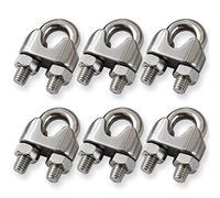 Cozihom Lot de 6 colliers de serrage M10 en acier inoxydable 304 avec boulon en U