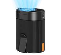 COZOME Ventilateur Portable À Pince, Mode Turbo 6600 Tr/min, 4 Vitesses, Autonomie 25 Heures, Ventilateur Rechargeable À Porter Sous Un T-shirt, Idéal Pour Travail, Randonnée, Camping Et Chantiers