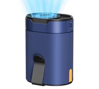 COZOME Ventilateur Portable À Pince, Mode Turbo 6600 Tr/min, 4 Vitesses, Autonomie 25 Heures, Ventilateur Rechargeable À Porter Sous Un T-shirt, Idéal Pour Travail, Randonnée, Camping Et Chantiers