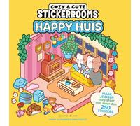 Cozy & cute stickerrooms - Happy Huis: Cute en liefdevol kleurboek