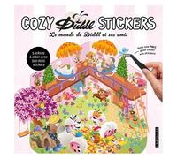 Cozy Stickers Diddl - Le Monde De Diddle Et Ses Amis - 5 Scènes À Créer Avec 500 Mini Stickers, Avec 1 Pince Pour Coller Vos Stickers