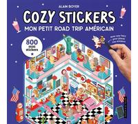 Cozy stickers - Mon petit road trip américain - Collectif - Dessain Et Tolra - broché - Livre-jeu