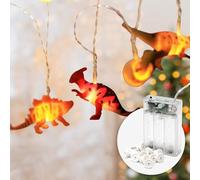 CozyHome Guirlande lumineuse intérieur dinosaure - 12 figurines LED & 3m