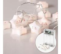 CozyHome Guirlande lumineuse intérieur étoile enfants - 20 LED blanc chaud