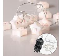 CozyHome Guirlande lumineuse intérieur étoile enfants - 6 mètres & 20 LED blanc chaud I Avec fiche I Guirlande lumineuse chambre I Guirlandes lumineuses interieur I Fairy lights decoration Girlande