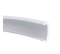 Cozylkx Bande De Chant Flexible en PVC en Forme De U 5mm × 5m Garniture De Bord en Placage sans Colle Bande De Chant Autobloquante pour Meubles,Blanche