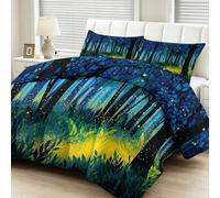 CozyRest Parure de lit Couette pour Enfants- Luciole de forêt Couette sans Housse 140x200 cm - 4 Saisons Reversible, Doux Confortable Couette pour Allergiques