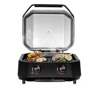 Cozze® G-500 Barbecue à gaz 5,0 kW avec 2 zones de cuisson, thermomètre intégré & boutons LED, 30 mbar, surface 51 x 39 cm