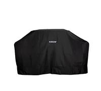 Cozze® Housse de Protection pour Cuisine extérieure 180 - Compatible Plancha 90516 + Table 90528, Oxford 600D, Anti-UV, Noire, 190x66x114 cm