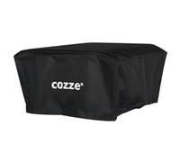 Cozze® Housse de protection pour four à pizza 13” et barbecue électrique E200 - matière imperméable anti-UV, noir avec impression, 53 x 53 x 27 cm, conforme REACH