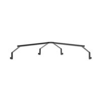 Cozze® LED Rack Corner pour Back Grid Corner - Support d’Angle pour Ruban LED, Accessoire Cuisine d’extérieur, Aluminium/Acier Noir, 90 x 23,5 x 90 cm