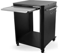 Cozze Outdoor -Table avec rallonge pour four à pizza noir