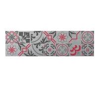 CPM - Crédence adhésive en alu Carreaux ciment - L. 20 x l. 90 cm - Gris - Ciment Gris G