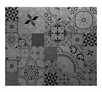 CPM - Crédence adhésive en alu imitation Métal - L. 70 x l. 60 cm - Noir - Métal Noir G
