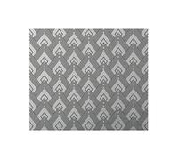 CPM - Crédence adhésive en aluminium Art Décoration - L. 20 x l. 20 cm - Noir - Art Déco