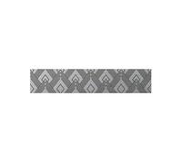 CPM - Crédence adhésive en aluminium Art Décoration - L. 20 x l. 90 cm - Noir - Art Déco
