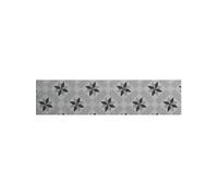 CPM - Crédence adhésive en aluminium Carreaux - L. 20 x l. 90 cm - Gris - Ciment