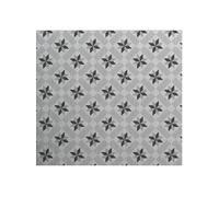 CPM - Crédence adhésive en aluminium Carreaux - L. 70 x l. 40 cm - Gris - Ciment