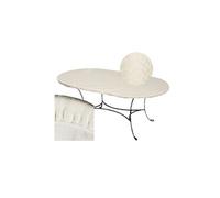 CPM - Sous-nappe protège table ovale Basic - Largeur 125 x Longueur 165 cm