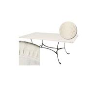 CPM - Sous-nappe protège table rectangulaire Basic - L. 100 x l. 160 cm - Blanc - Basic