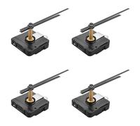 Cpolebev 4 Pièces 31 mm Longue Tige Bricolage Mécanisme de Mouvement D'Horloge Kit D'Aiguilles Mouvement D'Horloge à Quartz Mural Pièces D'Outils de Réparation