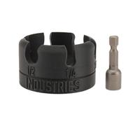 Cpolebev Accessoire de Perceuse Nut Zipper, Outil Extracteur de Boulons pour Écrous, pour Mandrin Hexagonal, pour Racks de Conduits, Systèmes de Supports.