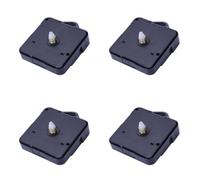 Cpolebev Horloge Murale Quartz Mouvement Noir et Blanc Kit 4X Aiguilles | Idéal bricoleurs, ce lot propose 4 mouvements horloge quartz avec cristal 32.768 kHz, sortie 0,5 Hz et courant moyen faible.